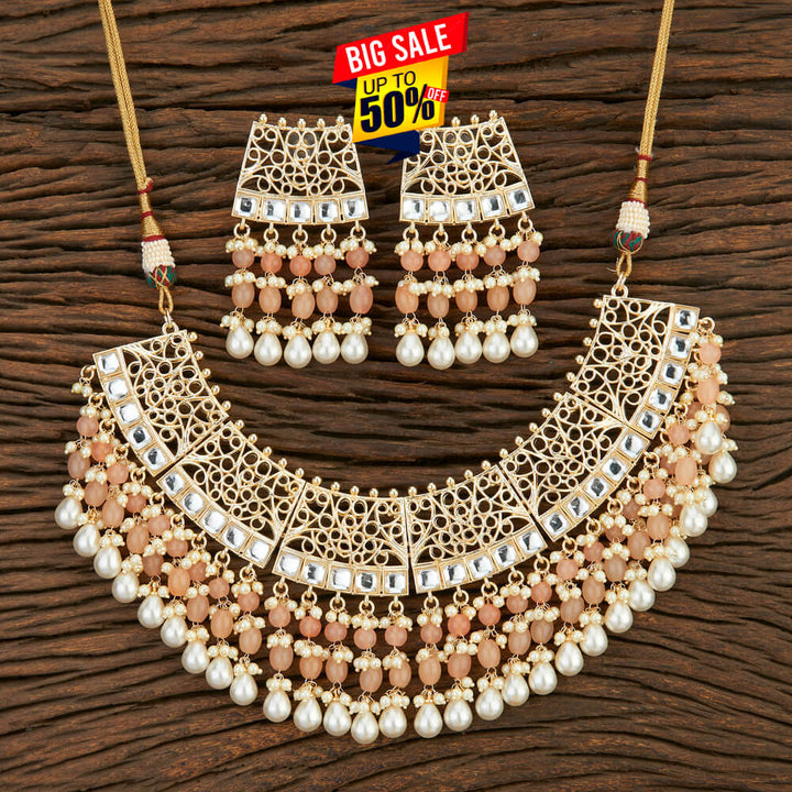 Indo Western Choker With Gold Plating 108710