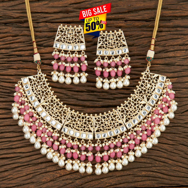 Indo Western Choker With Gold Plating 108710