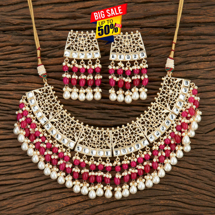 Indo Western Choker With Gold Plating 108710