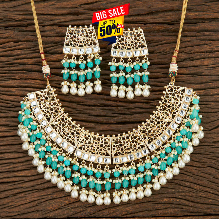 Indo Western Choker With Gold Plating 108710