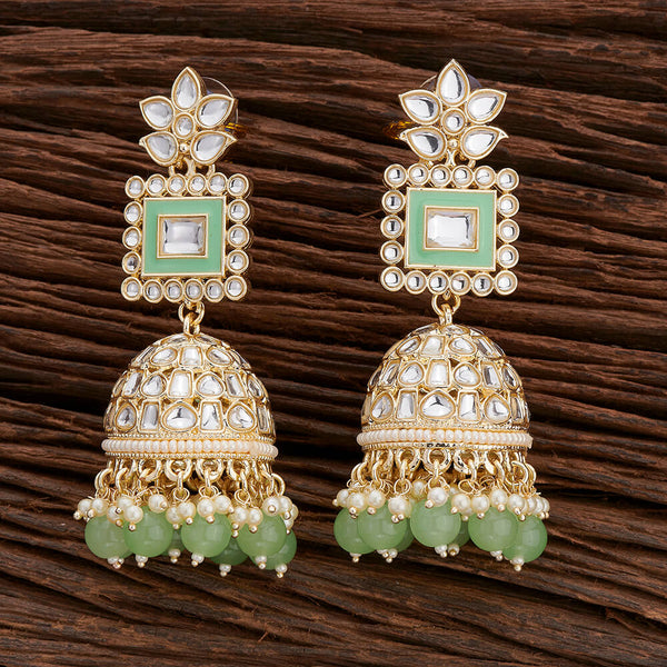 Indo Western Meenakari Earring With Gold Plating 108733