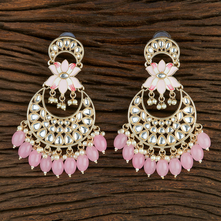 Indo Western Meenakari Earring With Gold Plating 108746