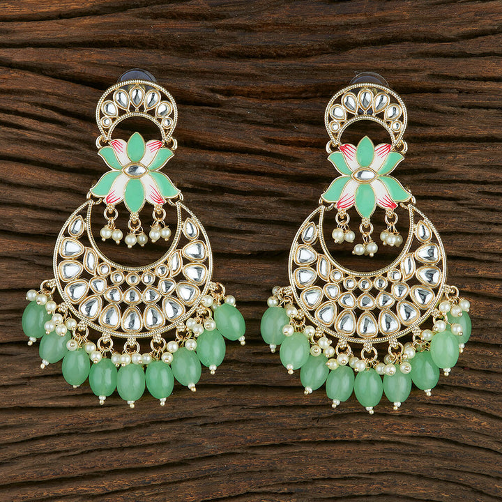 Indo Western Meenakari Earring With Gold Plating 108746