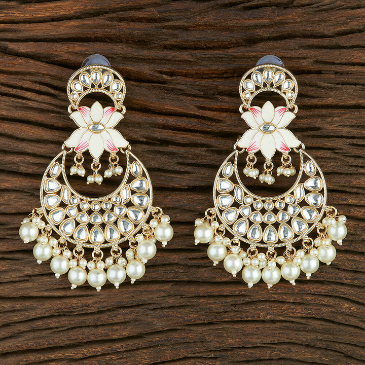 Indo Western Meenakari Earring With Gold Plating 108746