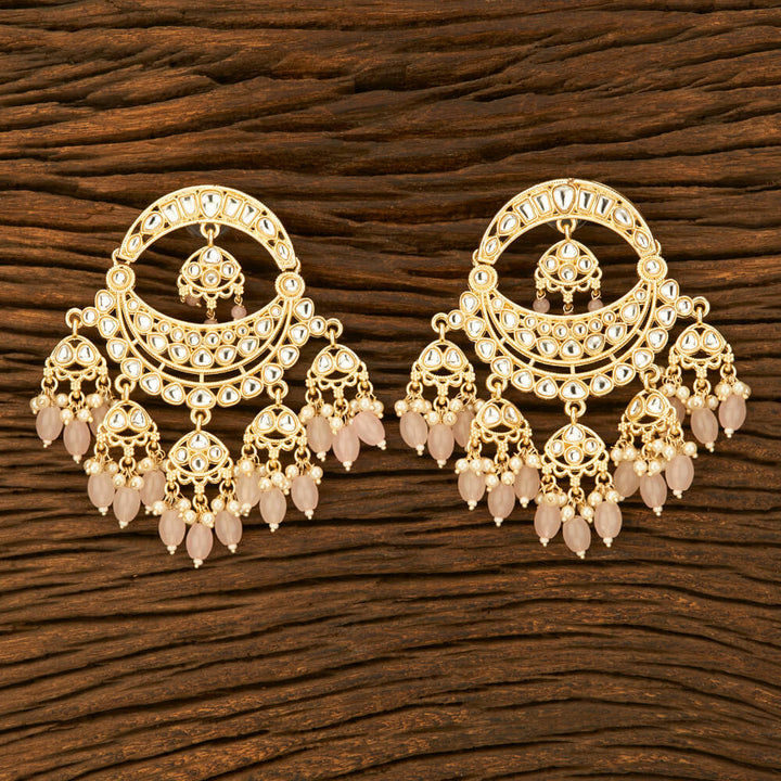 Indo Western Chand Earring With Gold Plating 108804