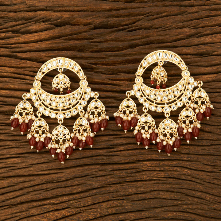 Indo Western Chand Earring With Gold Plating 108804