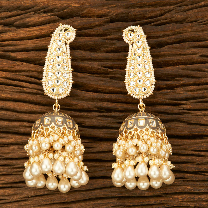 Indo Western Meenakari Earring With Gold Plating 108806