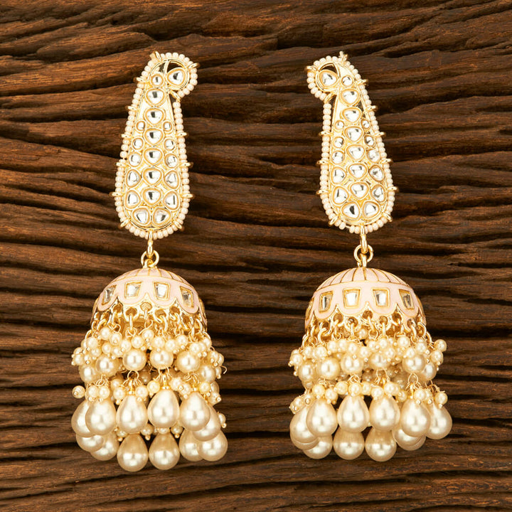 Indo Western Meenakari Earring With Gold Plating 108806