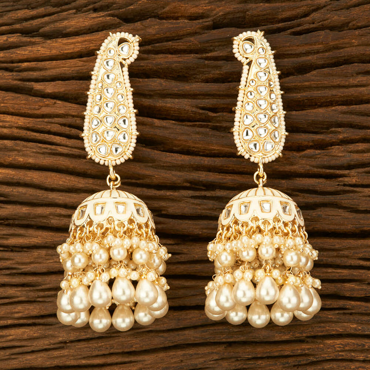 Indo Western Meenakari Earring With Gold Plating 108806