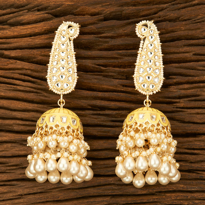 Indo Western Meenakari Earring With Gold Plating 108806