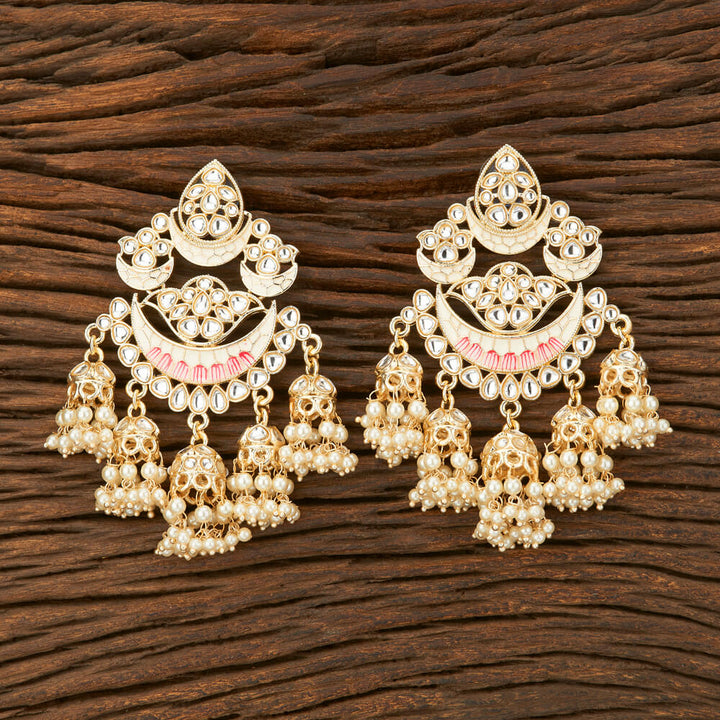 Indo Western Meenakari Earring With Gold Plating 108853