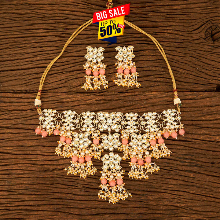 Indo Western Choker With Gold Plating 108861