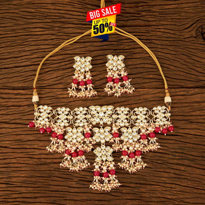 Indo Western Choker With Gold Plating 108861