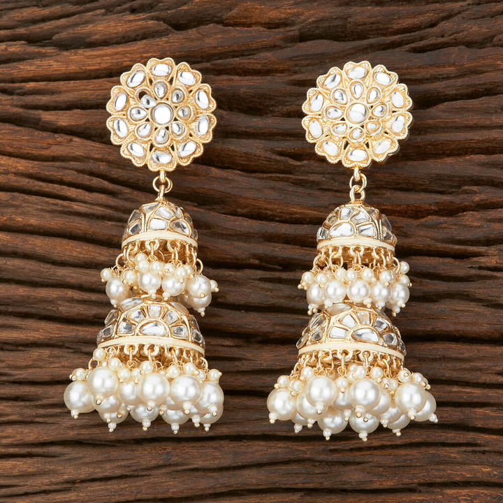 Indo Western Meenakari Earring With Gold Plating 108892