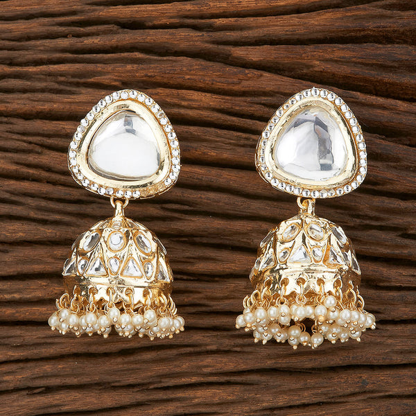 Indo Western Jhumki With Gold Plating 108945