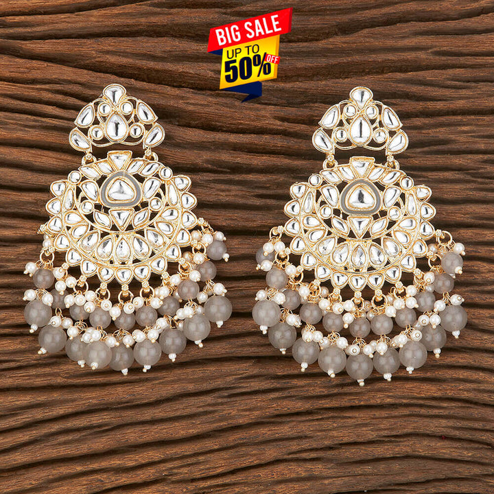 Indo Western Meenakari Earring With Gold Plating 109089