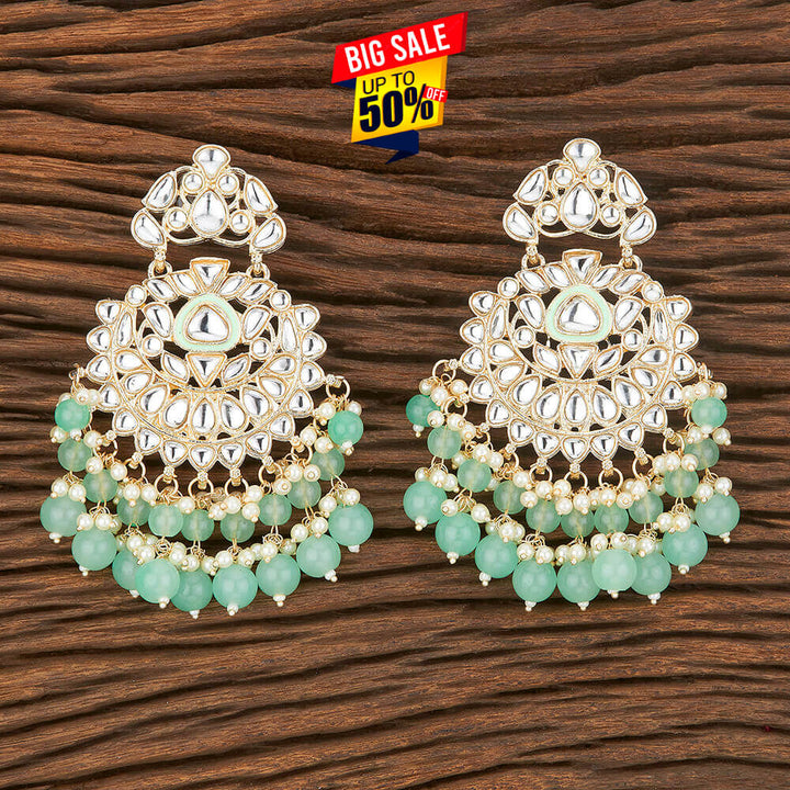 Indo Western Meenakari Earring With Gold Plating 109089