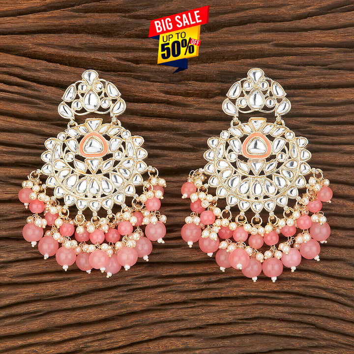 Indo Western Meenakari Earring With Gold Plating 109089