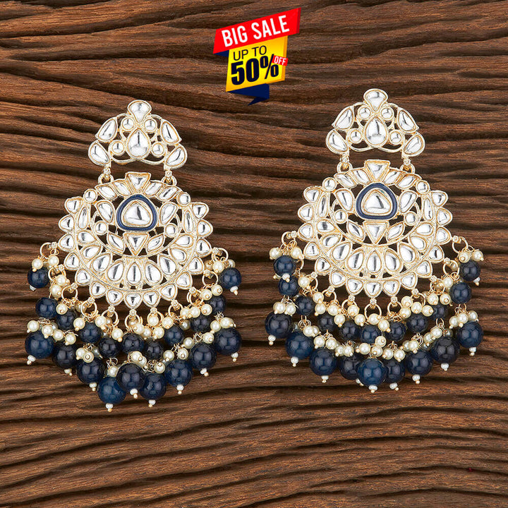 Indo Western Meenakari Earring With Gold Plating 109089