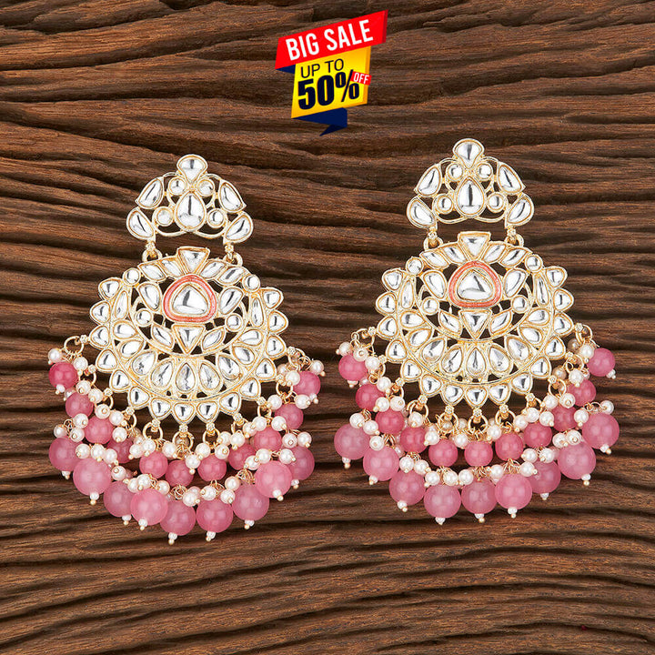 Indo Western Meenakari Earring With Gold Plating 109089