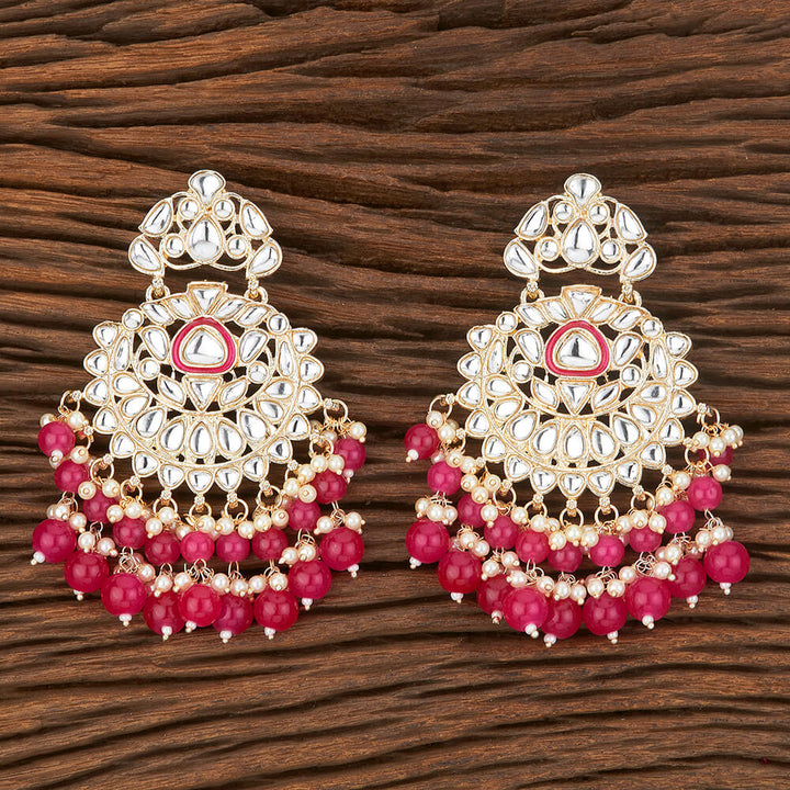 Indo Western Meenakari Earring With Gold Plating 109089