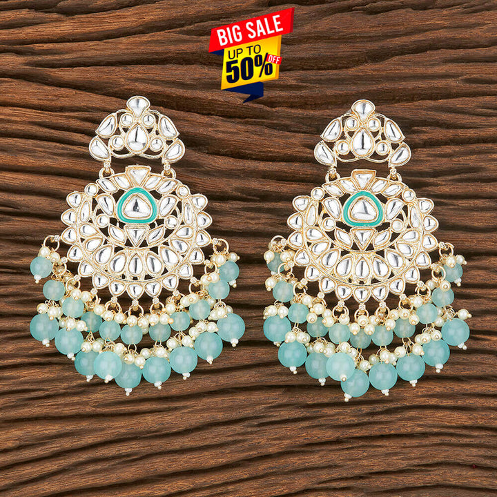 Indo Western Meenakari Earring With Gold Plating 109089