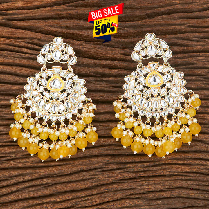 Indo Western Meenakari Earring With Gold Plating 109089