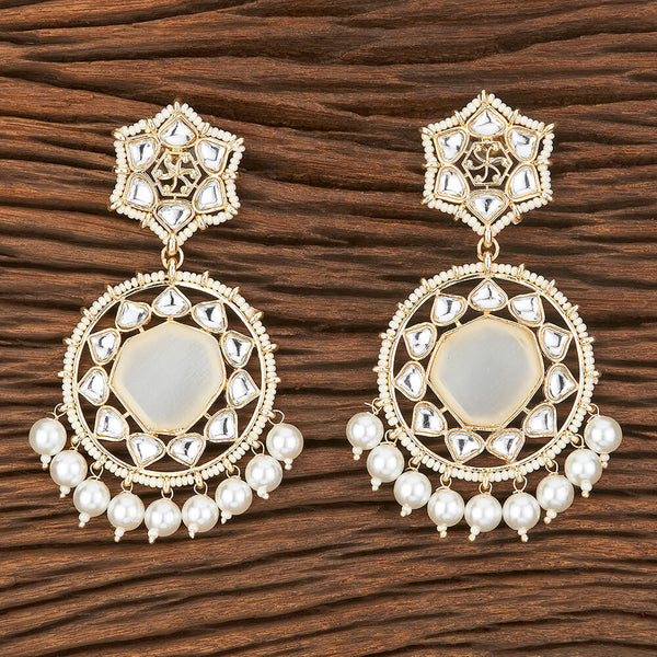 Indo Western Stone Earring With Gold Plating 109098