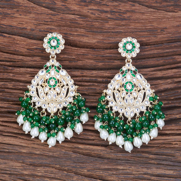 Indo Western Meenakari Earring With Gold Plating 109157