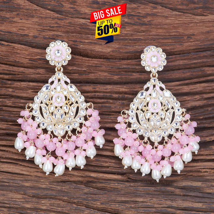 Indo Western Meenakari Earring With Gold Plating 109157