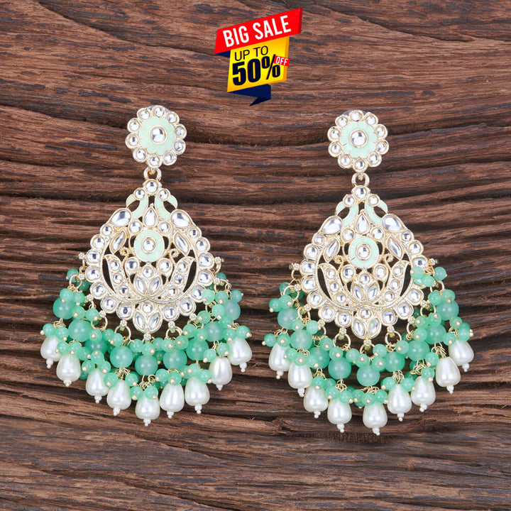 Indo Western Meenakari Earring With Gold Plating 109157