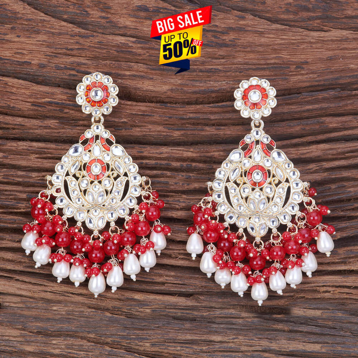 Indo Western Meenakari Earring With Gold Plating 109157