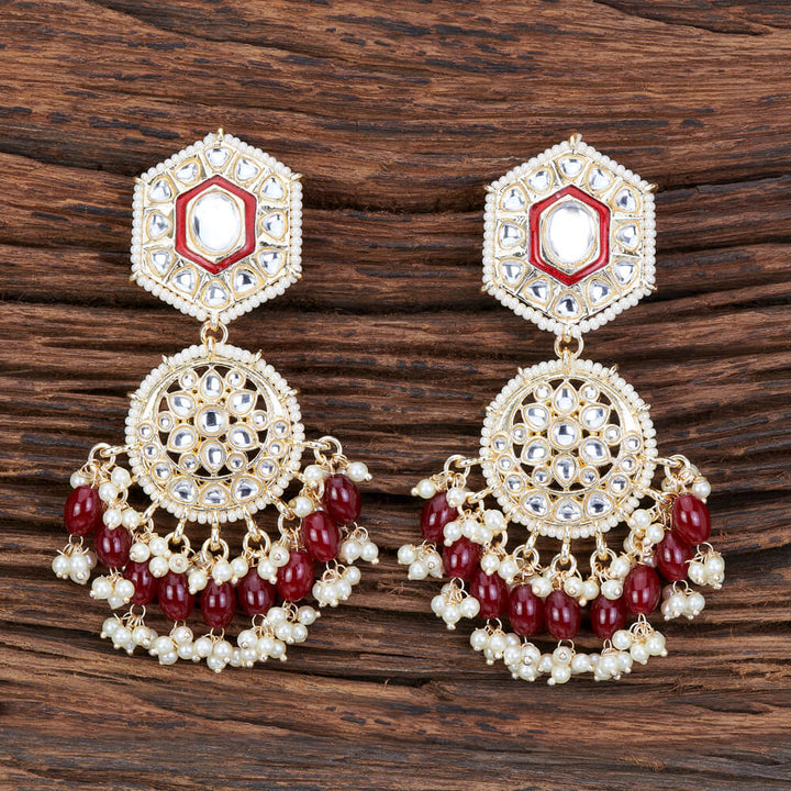 Indo Western Meenakari Earring With Gold Plating 109192