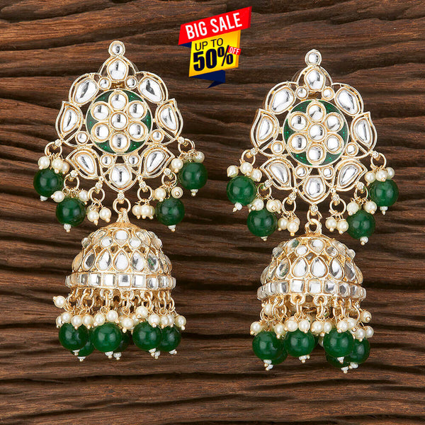 Indo Western Meenakari Earring With Gold Plating 109256