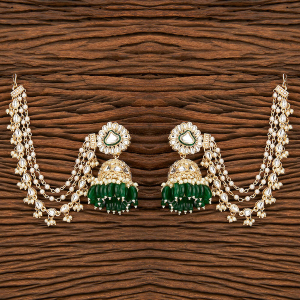 Indo Western Meenakari Earring With Gold Plating 109262