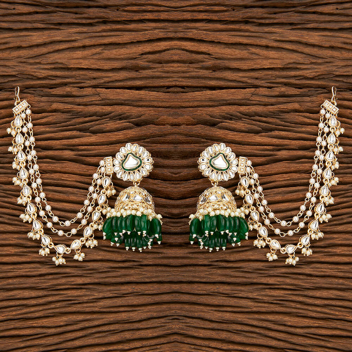 Indo Western Meenakari Earring With Gold Plating 109262