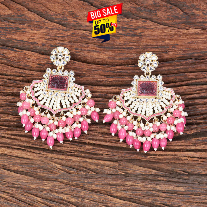 Indo Western Meenakari Earring With Gold Plating 109282