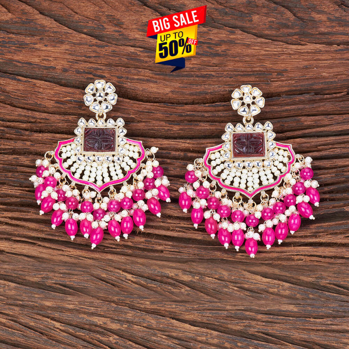 Indo Western Meenakari Earring With Gold Plating 109282