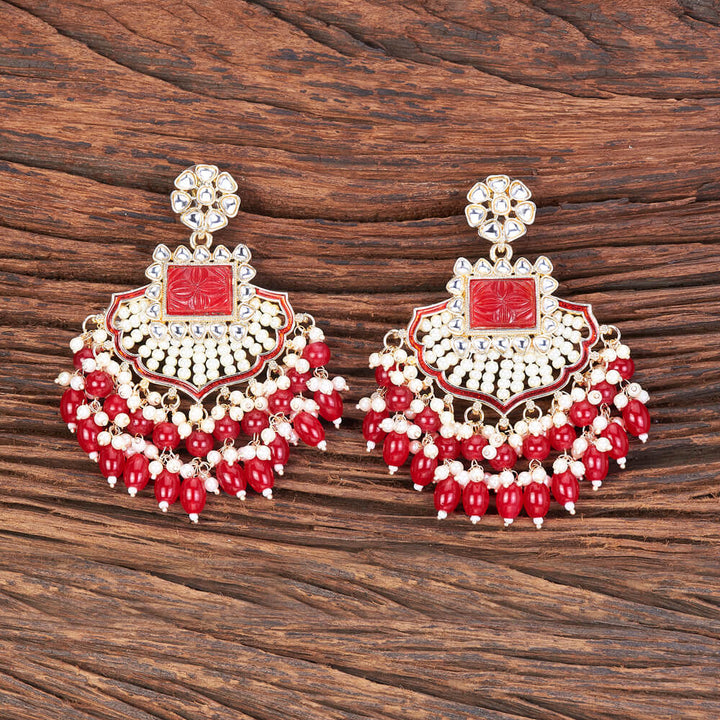 Indo Western Meenakari Earring With Gold Plating 109282