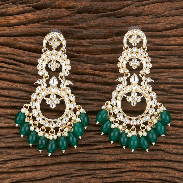 Indo Western Chand Earring With Gold Plating 109321