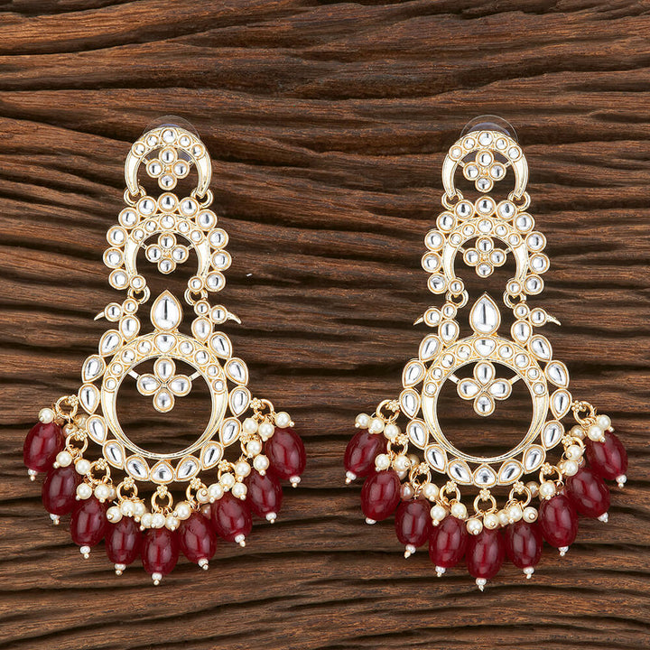 Indo Western Chand Earring With Gold Plating 109321