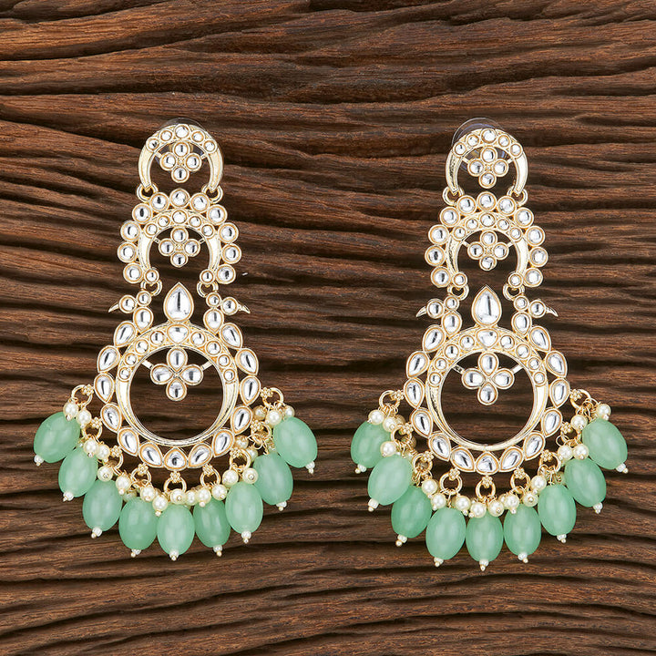 Indo Western Chand Earring With Gold Plating 109321