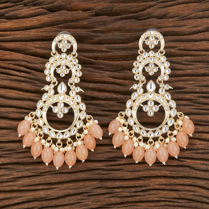 Indo Western Chand Earring With Gold Plating 109321