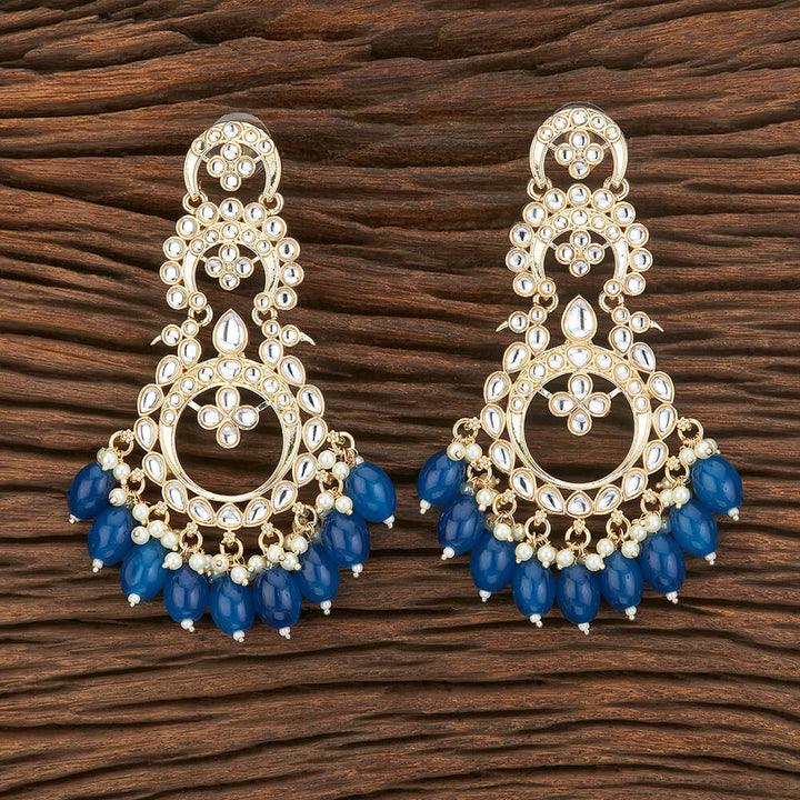 Indo Western Chand Earring With Gold Plating 109321