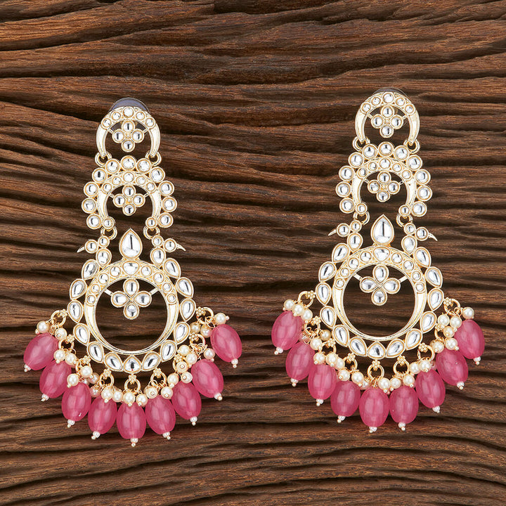 Indo Western Chand Earring With Gold Plating 109321