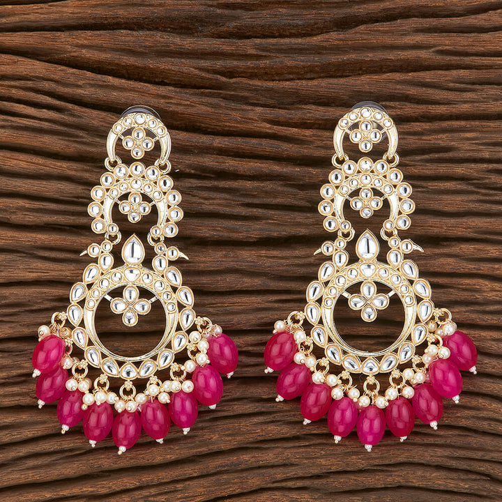 Indo Western Chand Earring With Gold Plating 109321