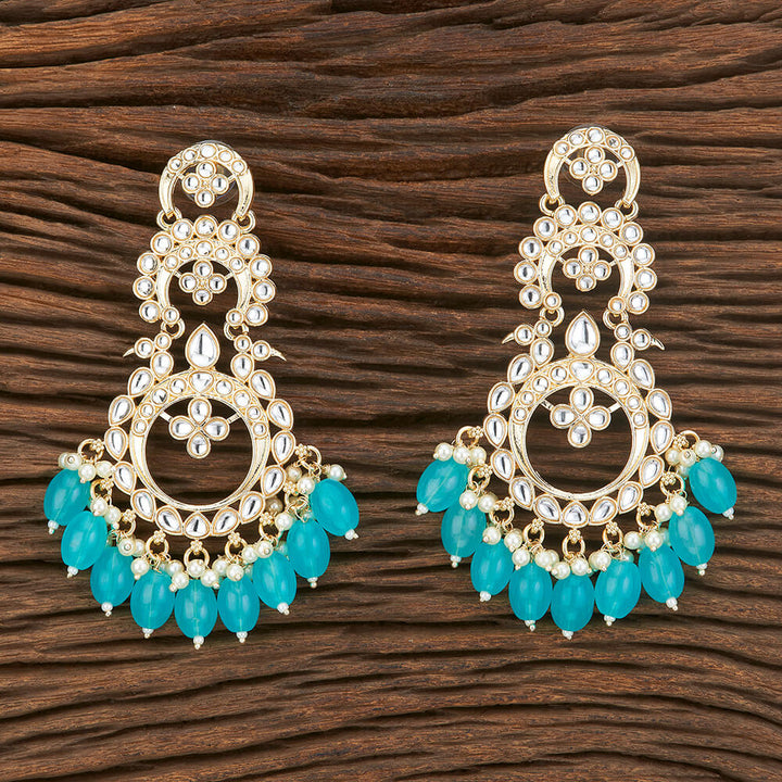 Indo Western Chand Earring With Gold Plating 109321