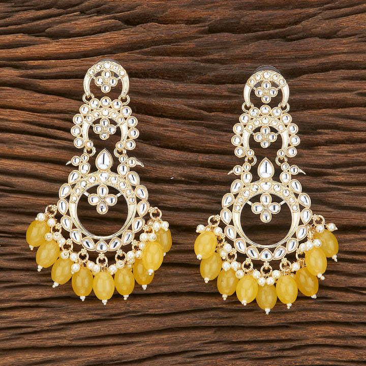 Indo Western Chand Earring With Gold Plating 109321