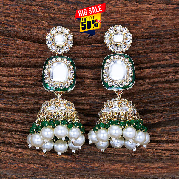 Indo Western Jhumki With Gold Plating 109342