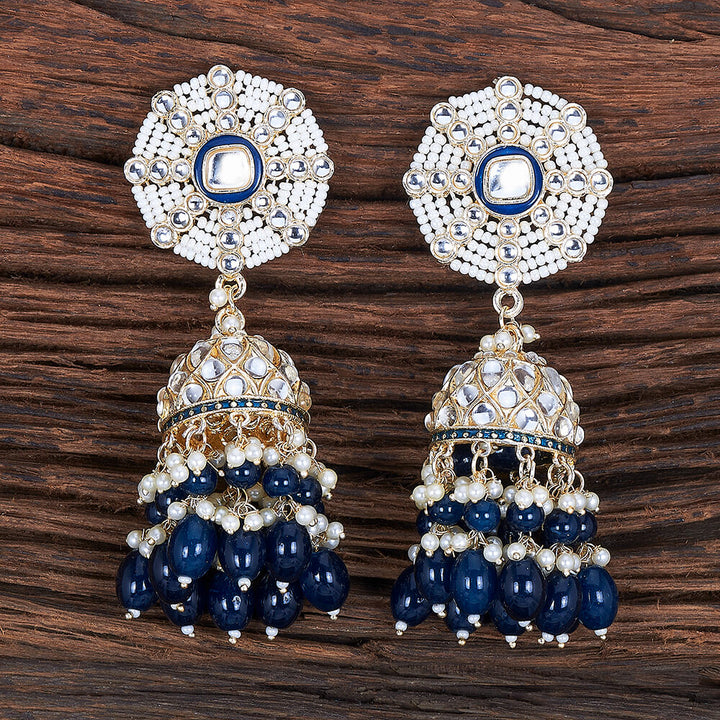 Indo Western Meenakari Earring With Gold Plating 109343